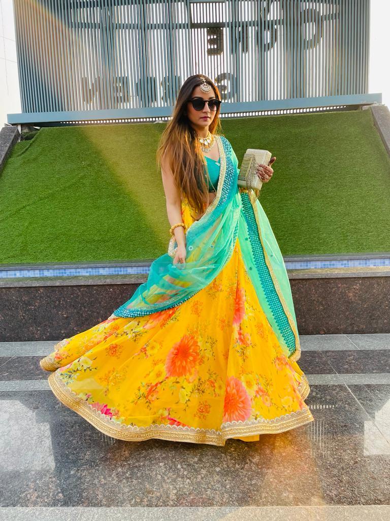Tissue Organza Lehnga