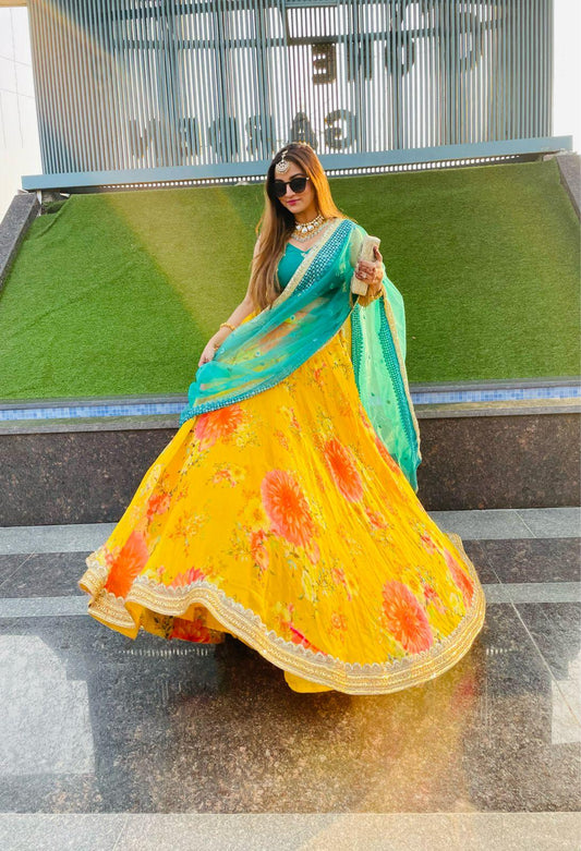 Tissue Organza Lehnga