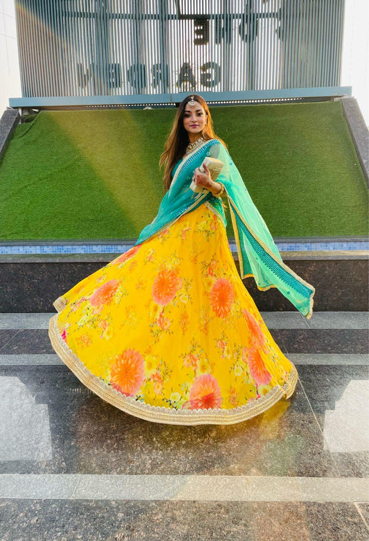 Tissue Organza Lehnga